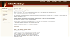 Desktop Screenshot of mistressamanda.com